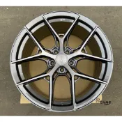 全新鋁圈 AG M580R 19吋 5孔108 5孔112 5孔114.3 5孔100 5孔120 旋壓輕量化 灰底灰透