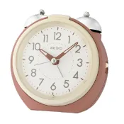 大高雄鐘錶城 seiko SK037 精工鐘 (QHK0541R) 大聲公可愛貪睡鬧鐘/橘10.5*11.2cm｜樂天領券現折★全館特惠中★指定刷卡回饋10%