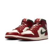 代購正品Nike Air Jordan 1 Mid DQ8426-105 Sail紅白運動鞋 高筒 籃球鞋 男女