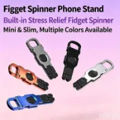 QM 2 合 1 Fidget Spinner 手機支架鑰匙扣可折疊可調節迷你手機支架