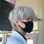 思樂小舖 【仿真假髮】假頭男短頭韓版 帥氣奶奶灰假頭套 自然逼真蓬鬆 真髮 可以燙卷 真人髮絲 短髮 男生日常全頭套 整頂假髮