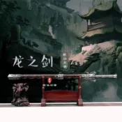 【御宗】龍泉鎮宅寶劍漢劍龍之劍龍泉劍中國風錳鋼道具劍硬劍未開刃