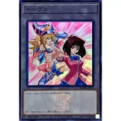 遊戲王 日紙 QCDB-JPT07 杏子&黑魔導女孩 衍生物 代幣 TOKEN 亮面