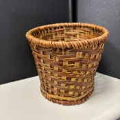 圓型藤編籃【大正餐具批發】桌上收納 圓藤籃 花盆 藤籃 竹籃 麵包籃 藤编籃 罝物籃 收納籃 桌上垃圾桶《出清專區》