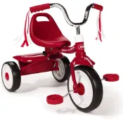 @米米的窩@專業玩具租賃 美國 RADIO FLYER 紅騎士折疊三輪車 #411A型 [出租品]