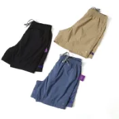 ✅The North Face ✖️beams聯名款MOUNTAIN FIELD nylon  紫標鬆緊尼龍速乾沙灘褲✅