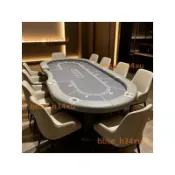 德州撲克桌百家樂籌碼桌棋牌室專用可定製桌布顏色尺寸德州桌子運費詢問客服~