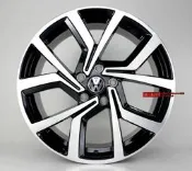 中清路輪胎旗艦店】2016年新款 類VW 專用款 18吋 鋁圈 5X112 8J ET42 黑車面