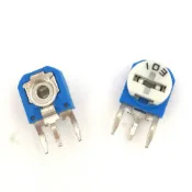 （5pcs）RM063立式藍白可調電阻WH06電位器100R1K2K5K10K20K50K100K1M