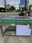 **福康冷凍餐飲設備** 中古 落地型玻璃冷藏展示櫃/滷味/燒烤/串燒/鹹水雞/鹹酥雞/冷藏展示櫃