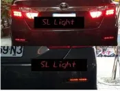 SL光電精品~06~12 CAMRY HYBRID 三段式LED後保桿燈 小燈 煞車燈 方向燈 晶鑽紅