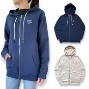 【TOMMY HILFIGER】女生 連帽外套 胸前小標 棉質 女款 休閒外套(3732)