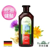 草本莊園 德國  金蒜牛蒡控油健髮洗髮精 500ml (無矽靈 控油健髮淨化毛孔活化毛髮)