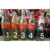 YUMO家 一公升 大尺寸 日本可口可樂 玻璃瓶