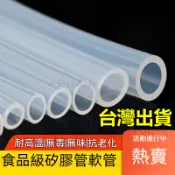 台灣出貨 食用級硅膠管 軟管 彈性 12mm水管 透明耐高溫 飲水機 咖啡機 家用膠皮 無味硅橡膠管 無毒無味 矽膠管