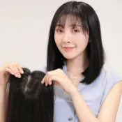 現貨+預購 女假髮片真髮透氣假髮片輕量假髮免打理隱形增髮量假髮接髮-隱形無痕貼片20cm女配件2色74dj13【獨家進口】【米蘭精品】