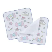 日單 小飛象 Dumbo 馬戲團 純棉 紗布巾 紗布小方巾手帕 25*25cm