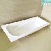宜百家 免運 浴缸浴盆 亞克力嵌入式方形浴缸 單人普通獨立式浴盆1.2 1.4 1.5 1.6 1.7米