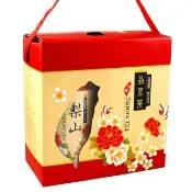 【龍源茶品】國色天香富貴牡丹梨山高冷茶葉禮盒2罐組(150g/罐-共300g/盒-生青茶;無焙火;輕發酵;中秋禮盒)