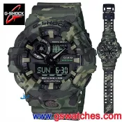 【金響鐘錶】全新CASIO GA-700CM-3ADR,G-SHOCK,公司貨,GA-700CM-3A,指針數字