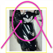 Suzuki 125 XStar 小盤 魚眼 led AN125/AN150 台鈴星艦125/150 傳動 改裝 後照鏡