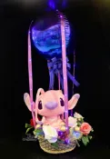 X射線 精緻禮品 12吋坐姿天使史迪奇幸福熱氣球，Stitch/捧花/情人節金莎花束/西洋情人節/熱氣球/畢業花束/亮燈花束/情人節禮物/婚禮佈置/生日禮物/派對慶生/告白/求婚，X射線【Y290024】