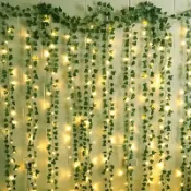  ⚡ 臺南出貨 ⚡2.0m 常春藤綠葉人造花藤花環藤蔓植物假葉家居裝飾塑料藤牆線裝飾