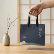 (店+)【天下第一好茶】山嵐提袋 21×17.5×12cm｜可裝2斤茶葉｜質感手提袋 送禮包裝