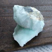 Blue Aragonite 雲南產地  藍文石 藍霰石 天然礦石 原礦