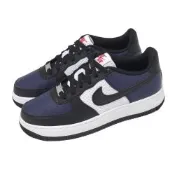 Nike 休閒鞋 Air Force 1 GS 大童 女鞋 海軍藍 黑 AF1 HJ9201-400
