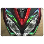彩貼藝匠 Racing S 雷霆 S150 【燈眉】 （一對）TPH犀牛皮修復膜 幻彩 防刮 抗UV 保護 燈膜
