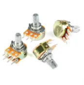 WH148 B10K單聯 雙聯 電位器15MM 20MM 1K2K5K20K50K100K250K500K 可調電阻