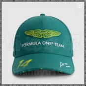 F1賽車季帽子 Aston Martin帽子 熱款 阿斯頓馬丁 2025 阿隆索鴨舌帽 紅牛平簷帽 棒球帽 鴨舌帽