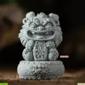 青砂石暴富開運茶寵 茶寵擺件 精品高檔創意可養茶具配件 茶桌茶玩 小龍仔一對 開運小物 舞龍舞獅 招財擺件