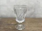 特價 WH22779【四十八號老倉庫】全新早期台灣 螺旋 氣泡 高腳 玻璃杯 冰杯 冰淇淋杯 楊桃汁 250cc 1杯價