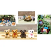 動物系列 ᵖᵃʳᵗ¹▹ 動物合集🐶【台灣現貨】小雞 雞蛋 驢子 貓咪 泰迪熊 小狗 喜羊羊 狗狗 稻草屋 多肉植物擺設