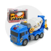 (店+)【888便利購】1:18 聲光摩輪水泥車攪拌車（可旋轉攪拌）（燈光音效/音樂/說故事）（5853）
