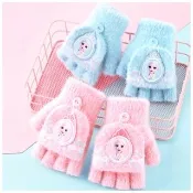 【TDL】冰雪奇緣兒童手套露指手套保暖兩用手套450810/450827(平輸品)