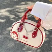 【YXJ SHOP】手提包 女包 包包女 新款櫻桃小丸子小圓包手提包包女 夏季今年流行斜挎包