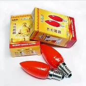 台灣現貨 紙盒裝 110V 神明燈 光明燈 財神燈泡 E12 蓮花燈 佛燈 LED 蠟燭燈 神桌燈 佛燈 光明燈