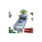 (店+)熱銷烏龜養殖箱繁殖烏龜爬臺烏龜缸特大號超耐用大型烏龜箱陸龜飼養箱烏龜缸烏龜池烏龜飼養養蝦水族箱塑膠箱實用