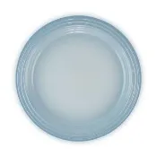 【Le Creuset】瓷器圓盤 27cm(海岸藍-無盒)