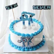 67造型蛋糕 six seven 偷走一顆腦紅 roblox 生日蛋糕 蛋糕 卡通蛋糕
