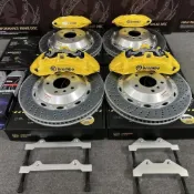 佈雷博brembo剎車卡鉗改裝GT6 V6 18Z大六活塞改裝全新前輪一整套運費詢問客服~