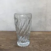 特價 WH12600【四十八號老倉庫】全新 早期 台灣 螺旋 氣泡 玻璃杯 果汁杯 甘蔗汁 楊桃汁 290cc 1杯價