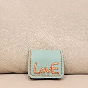 【靈感唯作】真皮手縫零錢包 LovE