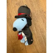 絕版環球影城 藍色史努比(Snoopy) 扮成吸血鬼德古拉的絨毛娃娃鑰匙圈