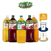 【蝦皮直營】TREETOP 樹頂 2公升系列 2L 純蘋果汁/蔓越莓/蜜桃烏龍茶/蜂蜜檸檬柑菊 果汁 100%