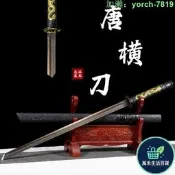 【桃園出正宗龍泉劍唐橫鎮宅鍛冷兵藝藏品擺件未刃