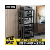 (店+)HIFI音響櫃 功放櫃機櫃 音響架 功放機架多層家用可調節 間距移動膽機支架hifi機櫃 音響音箱腳架子